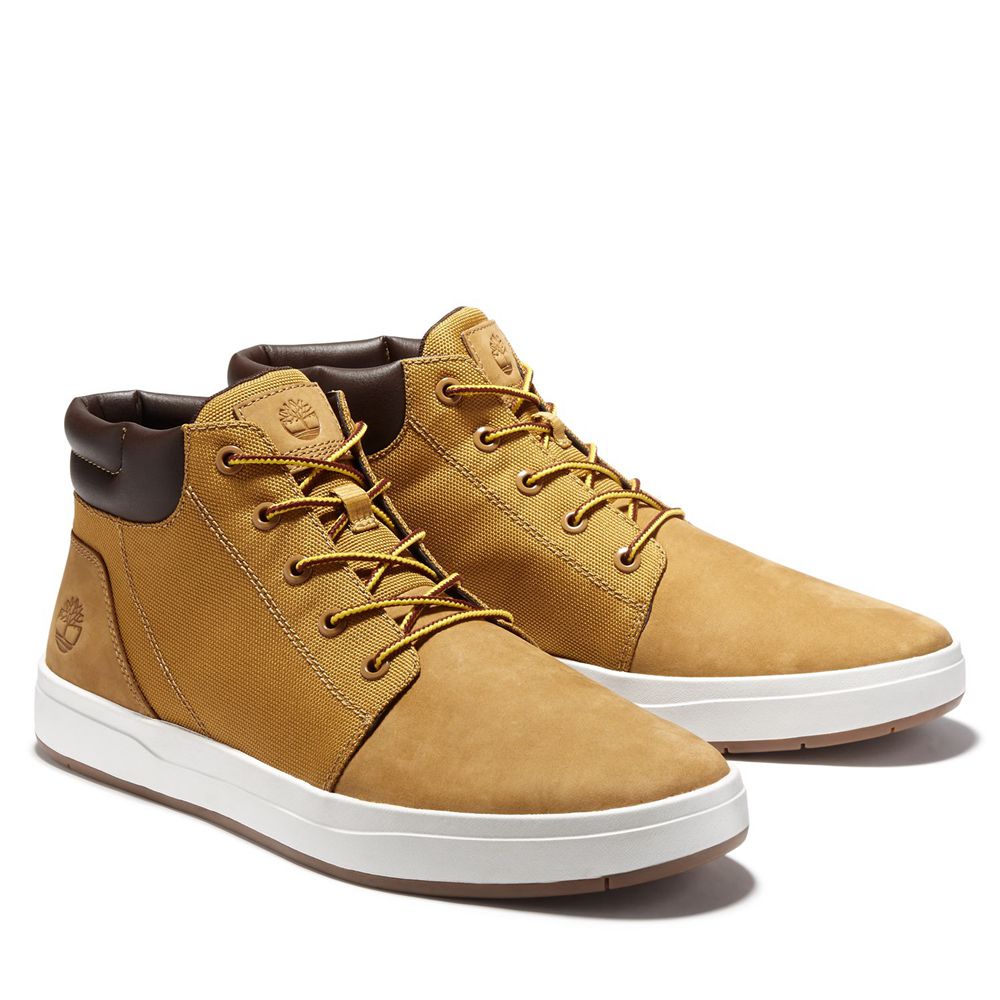 Bocanci Chukka Timberland Barbati Maro - Davis Square Piele Collar - Romania - LIJSMN486